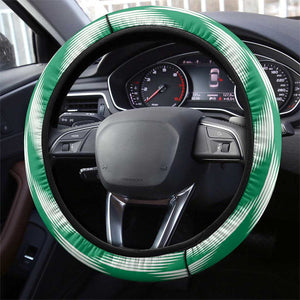 Nigeria Football Steering Wheel Cover Go Champions