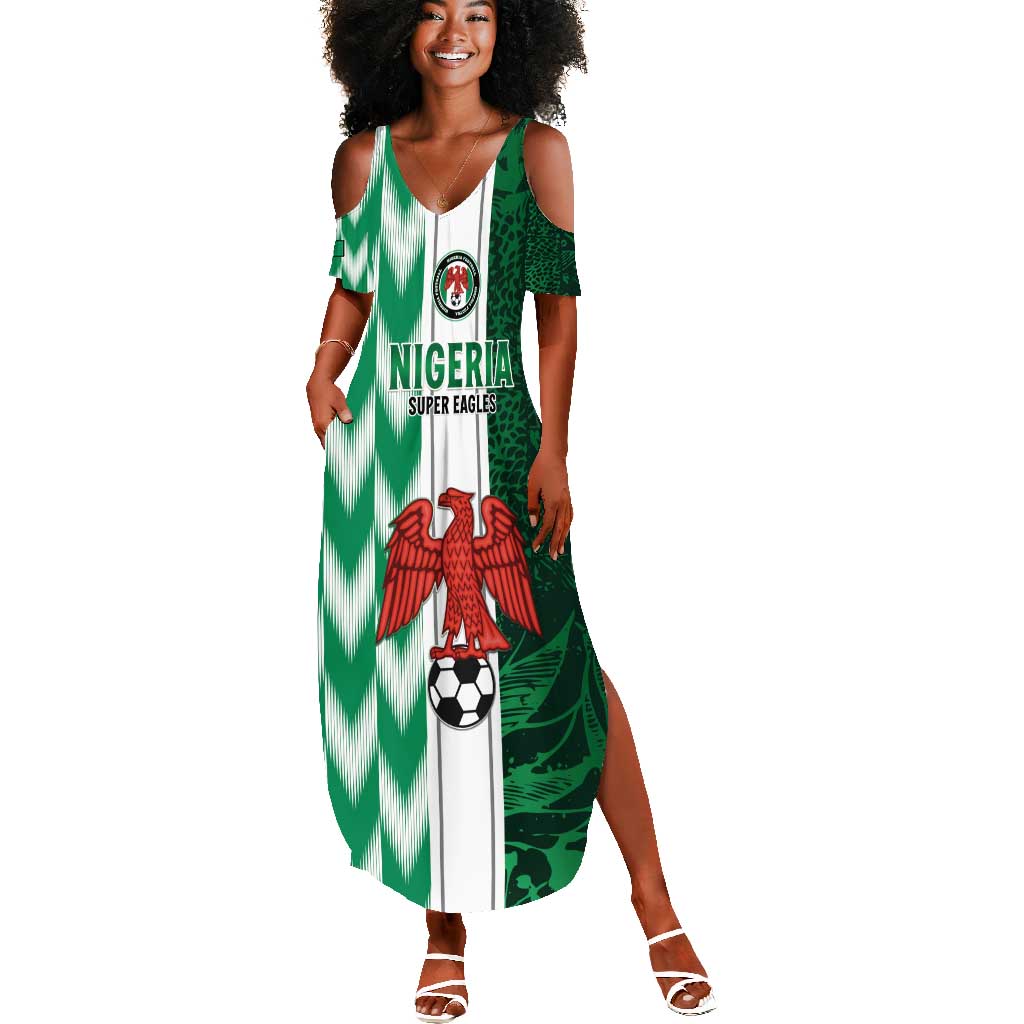 Custom Nigeria Football Summer Maxi Dress Go Champions