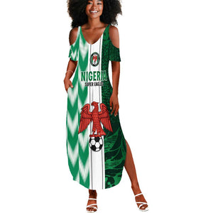 Custom Nigeria Football Summer Maxi Dress Go Champions
