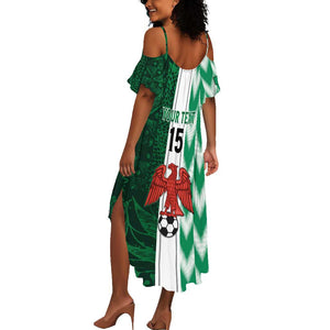Custom Nigeria Football Summer Maxi Dress Go Champions
