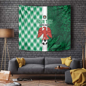 Custom Nigeria Football Tapestry Go Champions