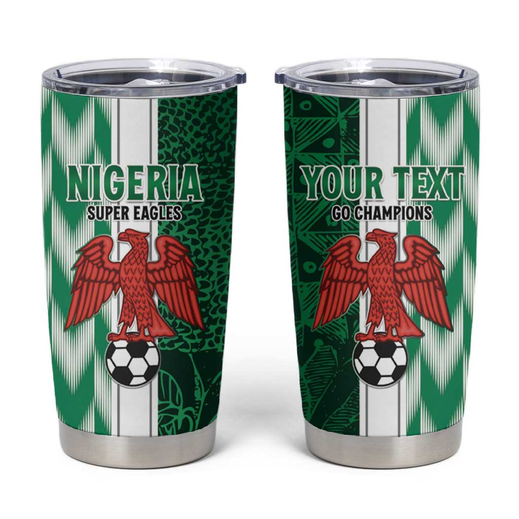 Custom Nigeria Football Tumbler Cup Go Champions