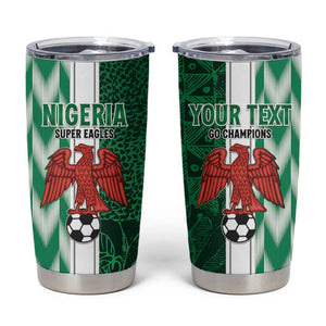 Custom Nigeria Football Tumbler Cup Go Champions