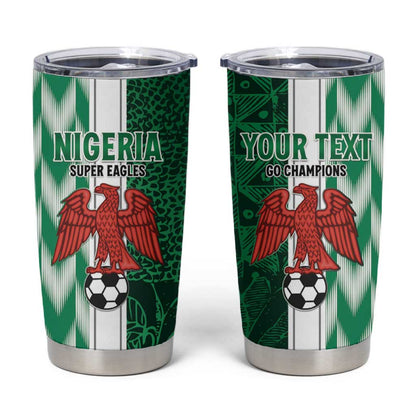 Custom Nigeria Football Tumbler Cup Go Champions