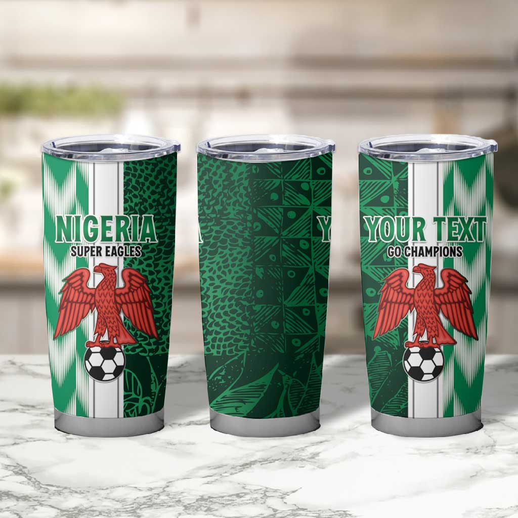Custom Nigeria Football Tumbler Cup Go Champions