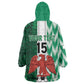 Custom Nigeria Football Wearable Blanket Hoodie Go Champions