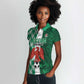 Custom Nigeria Football Women Polo Shirt Go Champions