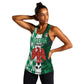 Custom Nigeria Football Women Racerback Tank Go Champions