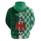 Custom Nigeria Football Zip Hoodie Go Champions