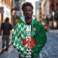 Custom Nigeria Football Zip Hoodie Go Champions