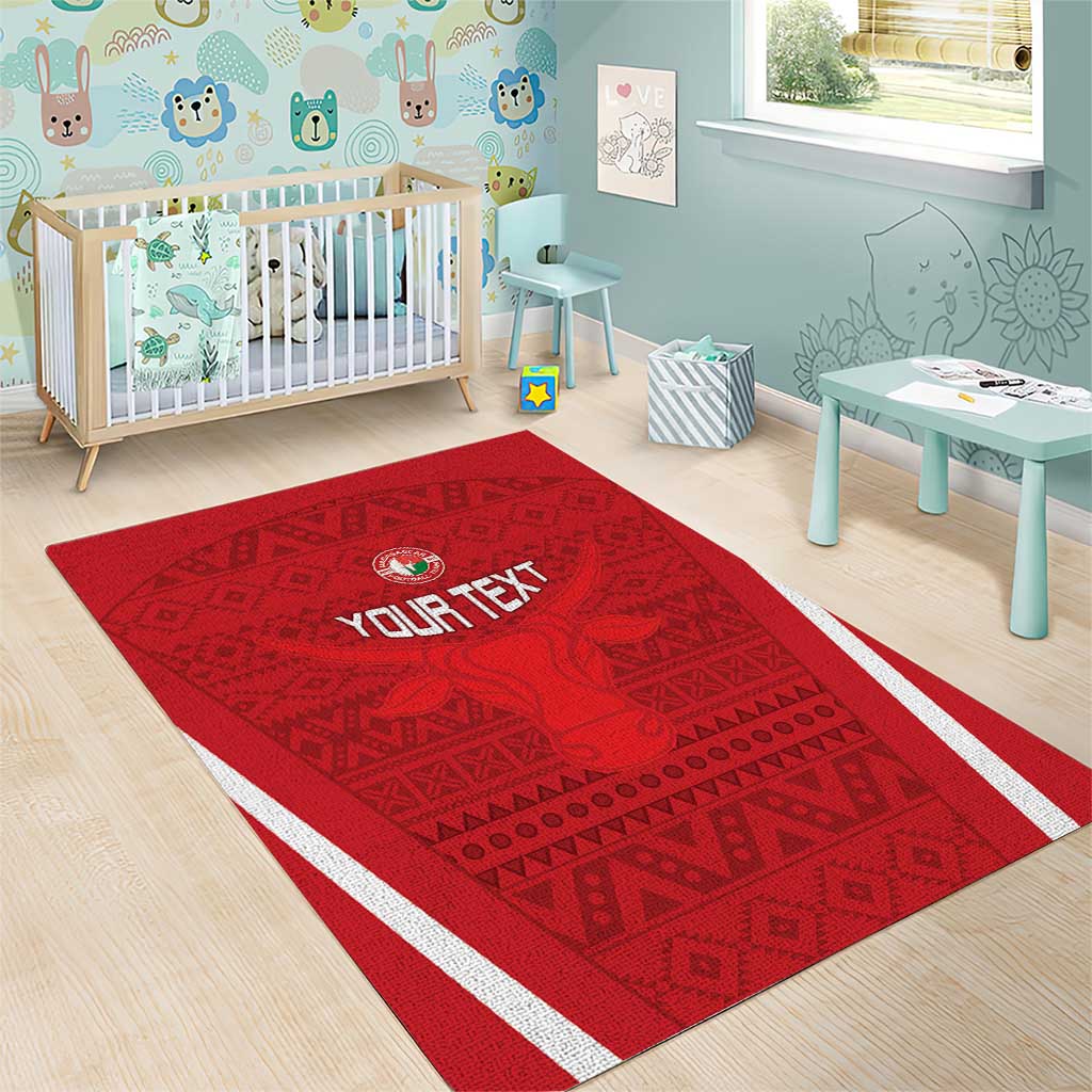 Custom Madagascar Football Area Rug Go Champions