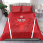 Custom Madagascar Football Bedding Set Go Champions