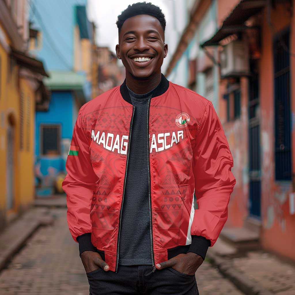 Custom Madagascar Football Bomber Jacket Go Champions