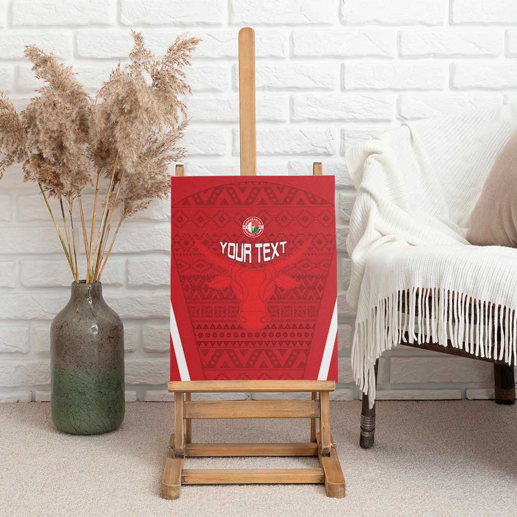 Custom Madagascar Football Canvas Wall Art Go Champions
