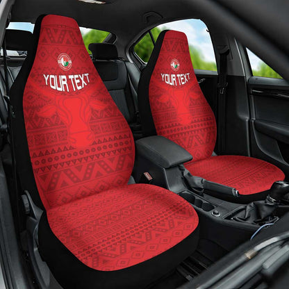 Custom Madagascar Football Car Seat Cover Go Champions