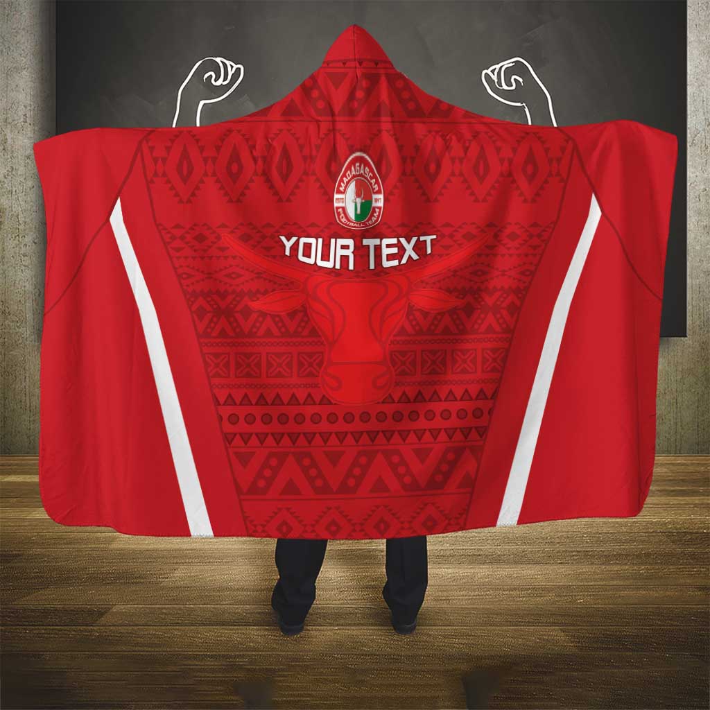 Custom Madagascar Football Hooded Blanket Go Champions