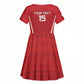 Custom Madagascar Football Kid Short Sleeve Dress Go Champions