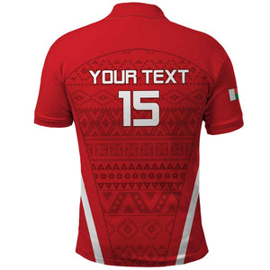 Custom Madagascar Football Polo Shirt Go Champions