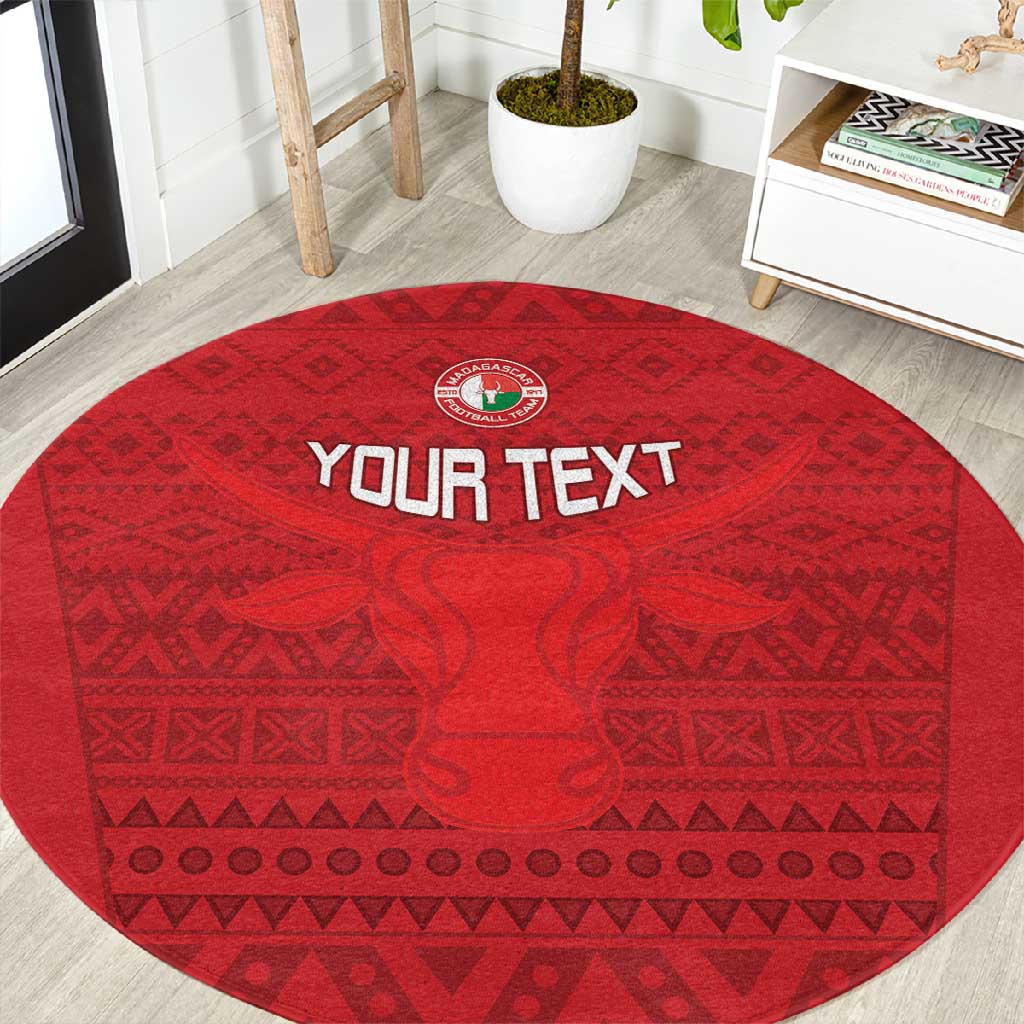 Custom Madagascar Football Round Carpet Go Champions