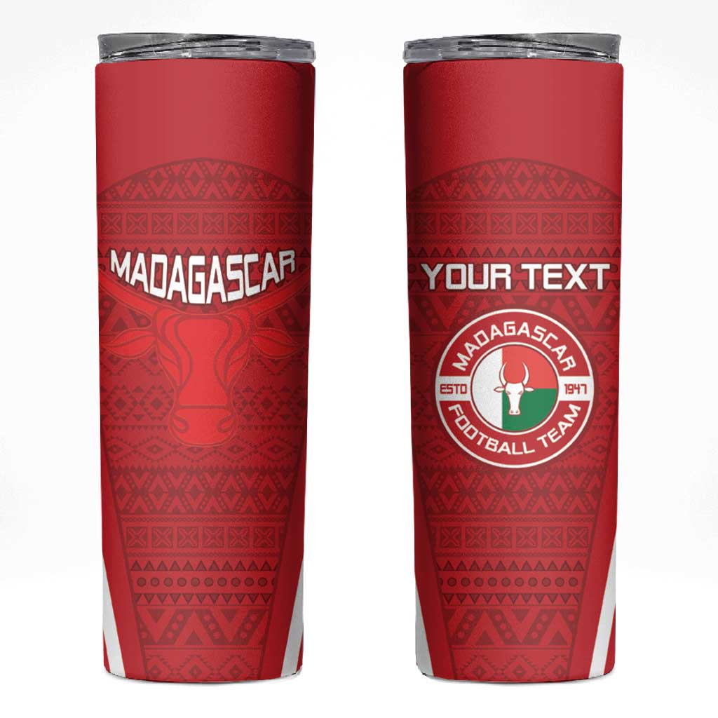 Custom Madagascar Football Skinny Tumbler Go Champions