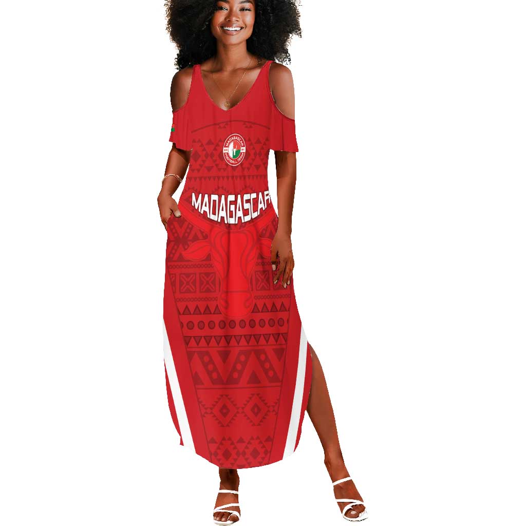 Custom Madagascar Football Summer Maxi Dress Go Champions