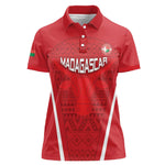 Custom Madagascar Football Women Polo Shirt Go Champions