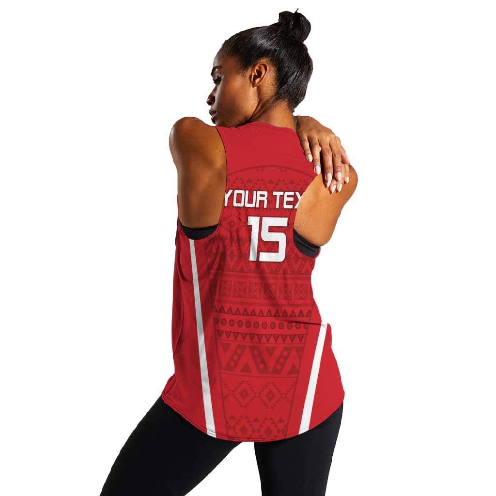 Custom Madagascar Football Women Racerback Tank Go Champions