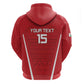 Custom Madagascar Football Zip Hoodie Go Champions
