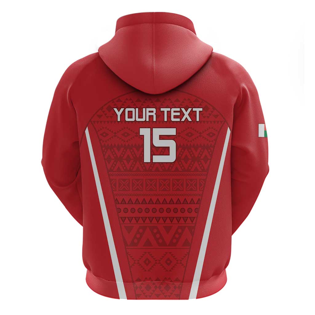 Custom Madagascar Football Zip Hoodie Go Champions