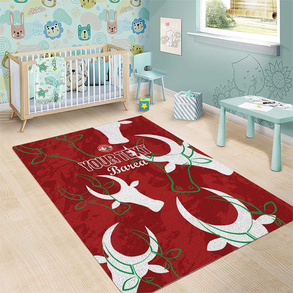 Custom Madagascar Football Area Rug Allez Barea