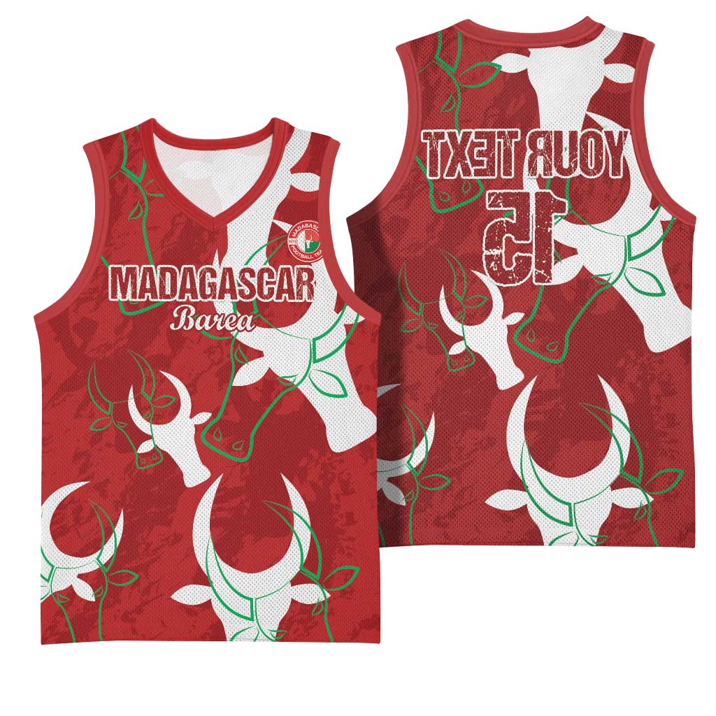 Custom Madagascar Football Basketball Jersey Allez Barea - African Pride