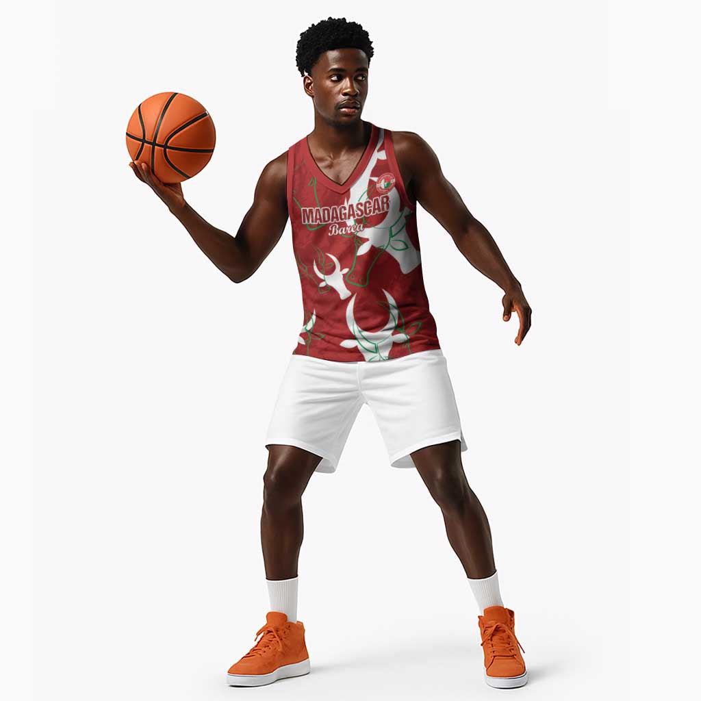 Custom Madagascar Football Basketball Jersey Allez Barea - African Pride
