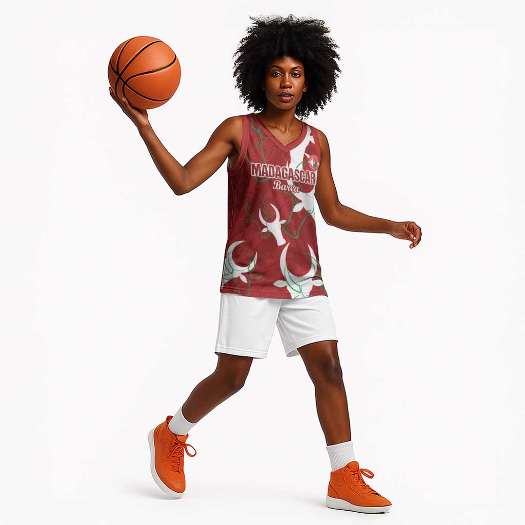 Custom Madagascar Football Basketball Jersey Allez Barea - African Pride