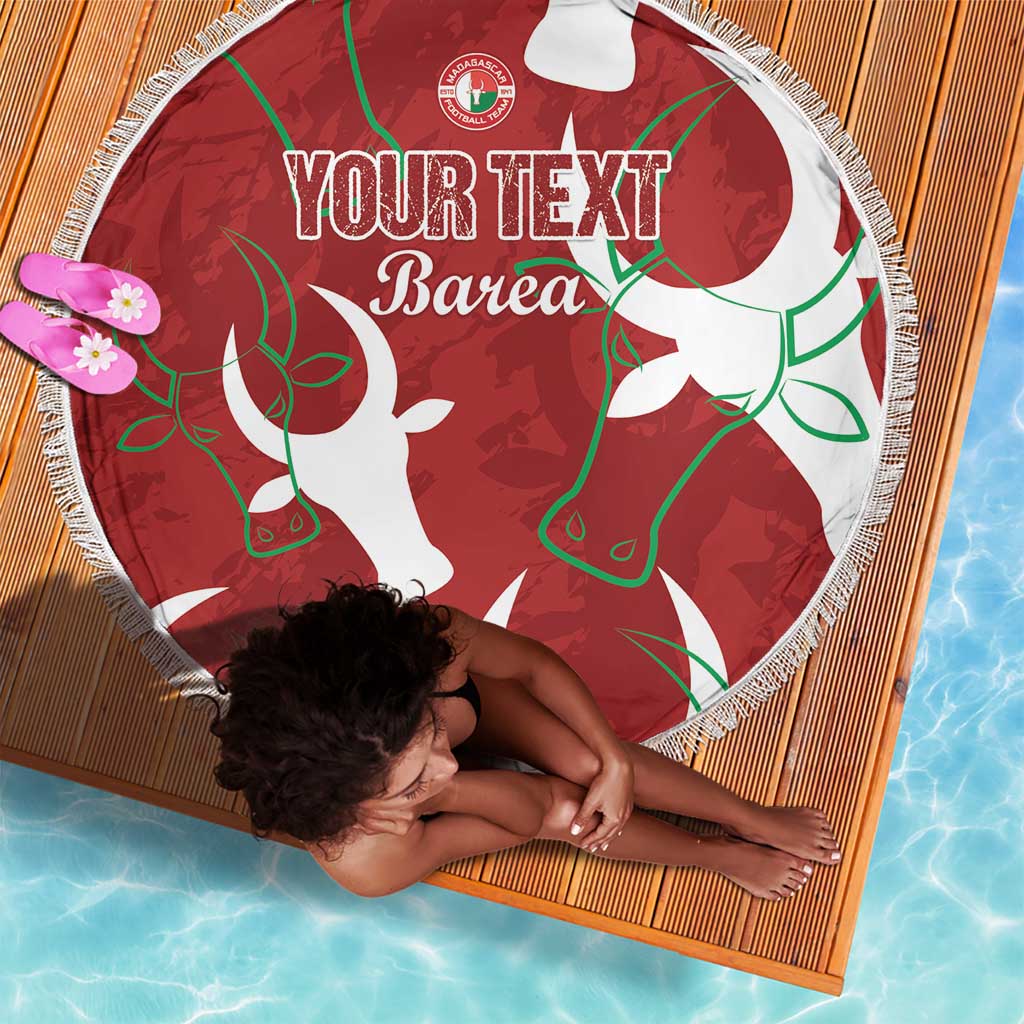 Custom Madagascar Football Beach Blanket Allez Barea
