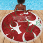 Custom Madagascar Football Beach Blanket Allez Barea
