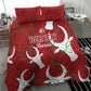 Custom Madagascar Football Bedding Set Allez Barea