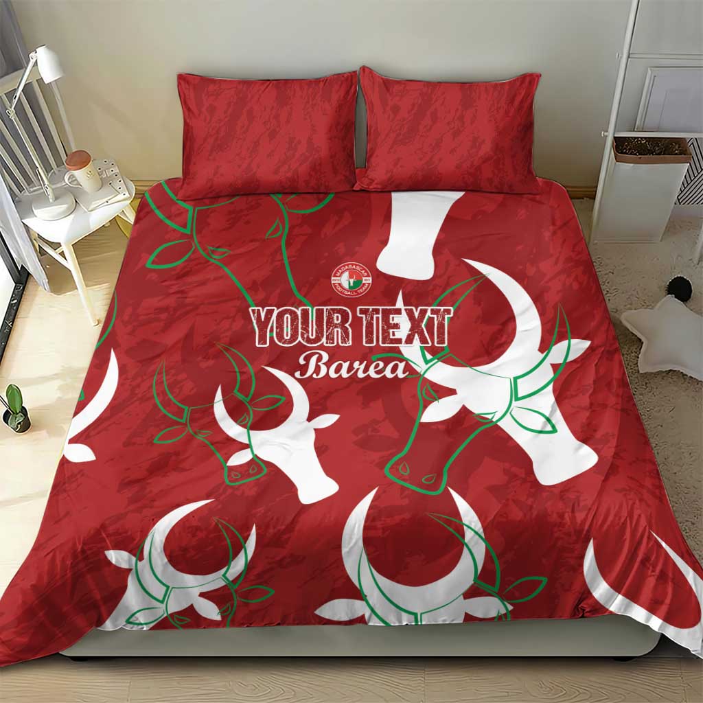 Custom Madagascar Football Bedding Set Allez Barea