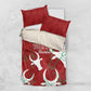 Custom Madagascar Football Bedding Set Allez Barea