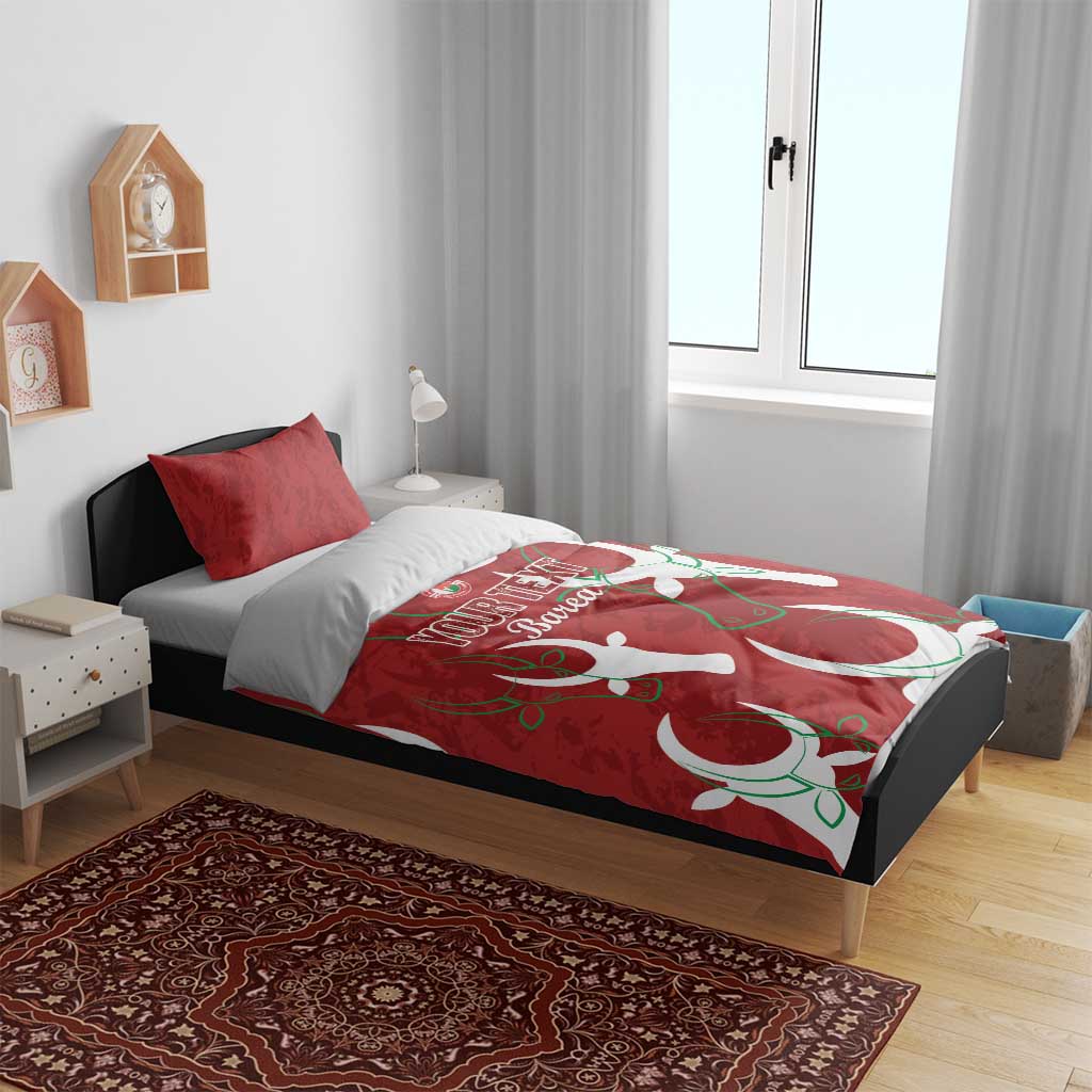 Custom Madagascar Football Bedding Set Allez Barea