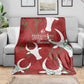 Custom Madagascar Football Blanket Allez Barea