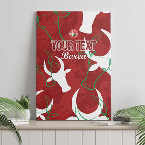 Custom Madagascar Football Canvas Wall Art Allez Barea