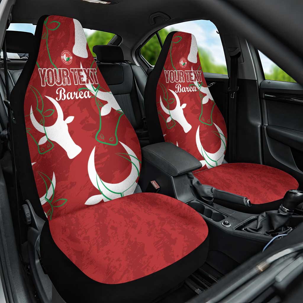 Custom Madagascar Football Car Seat Cover Allez Barea