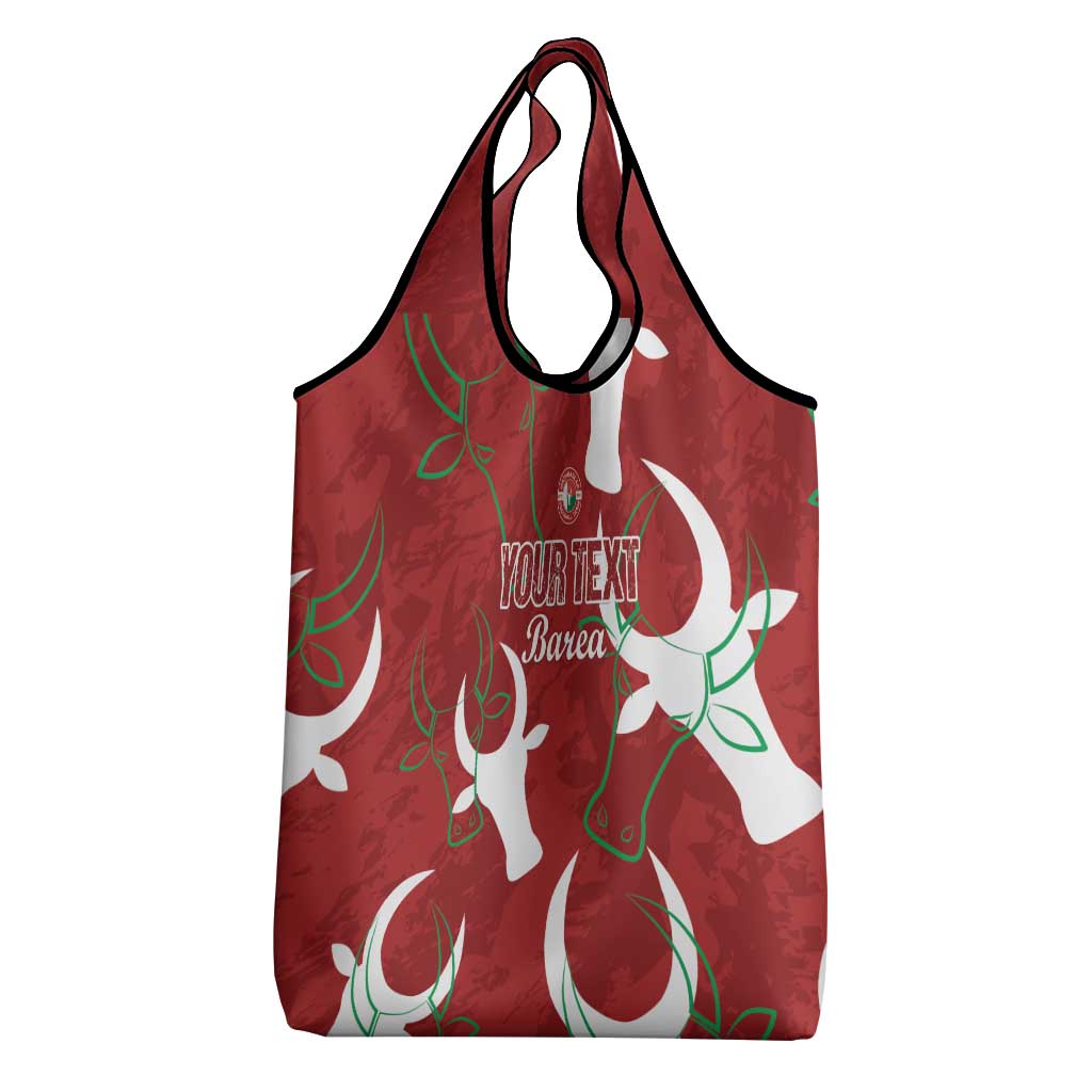 Custom Madagascar Football Grocery Bag Allez Barea