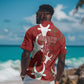 Custom Madagascar Football Hawaiian Shirt Allez Barea