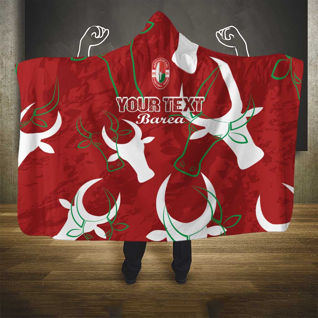 Custom Madagascar Football Hooded Blanket Allez Barea