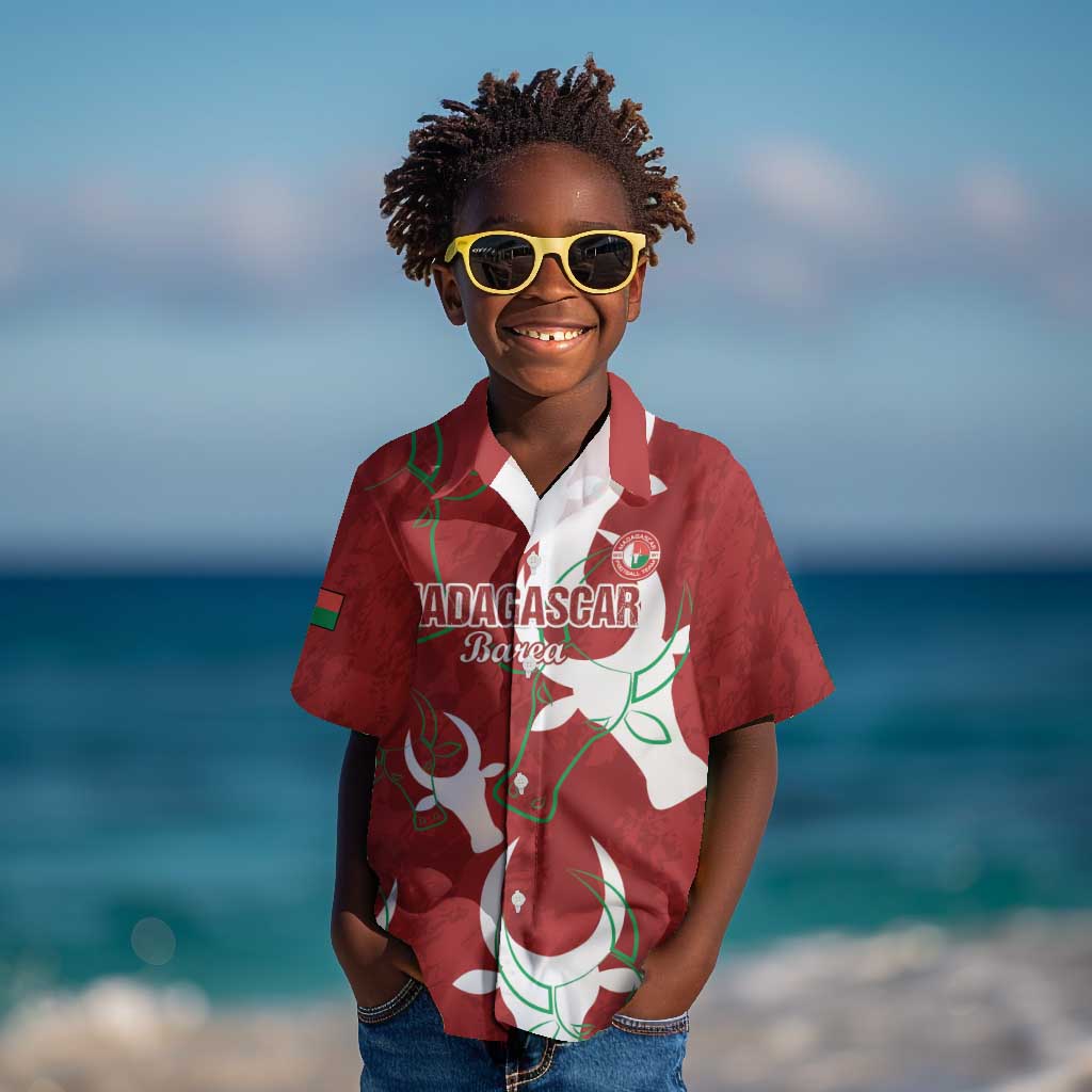 Custom Madagascar Football Kid Hawaiian Shirt Allez Barea