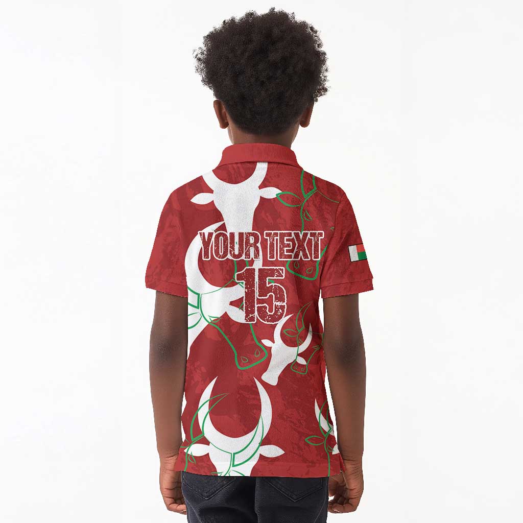 Custom Madagascar Football Kid Polo Shirt Allez Barea