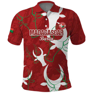 Custom Madagascar Football Polo Shirt Allez Barea