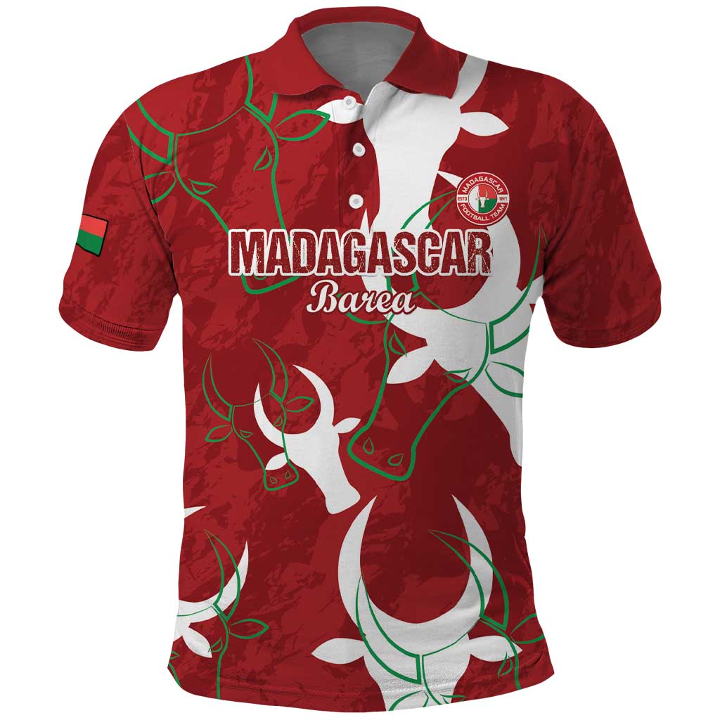 Custom Madagascar Football Polo Shirt Allez Barea