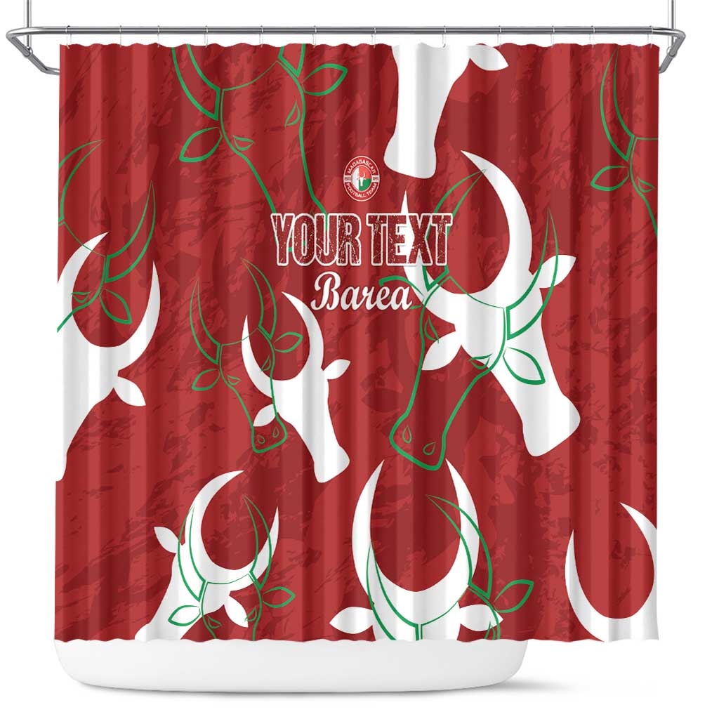 Custom Madagascar Football Shower Curtain Allez Barea